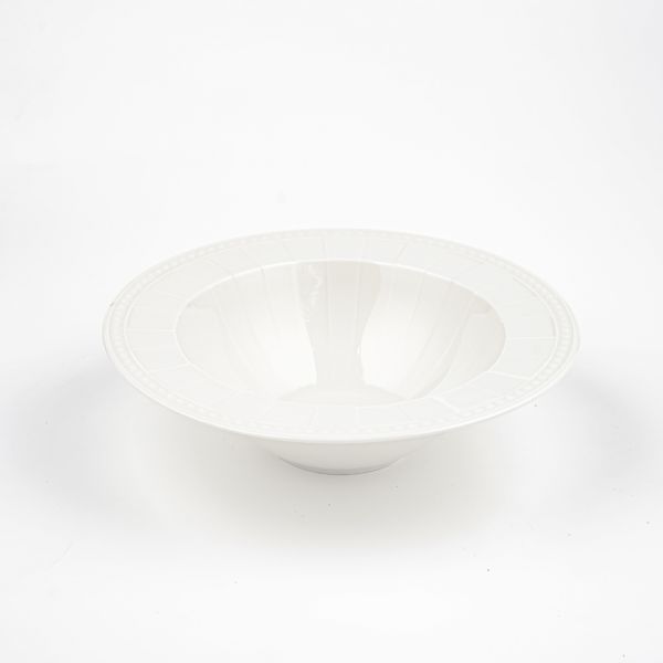 Rosa / Porcelain ( Water Wheel Ivory bowl 30 CM  )