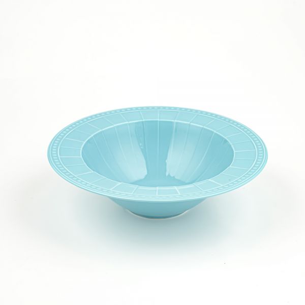 Rosa / Porcelain ( Water Wheel Light Blue bowl 30 CM )