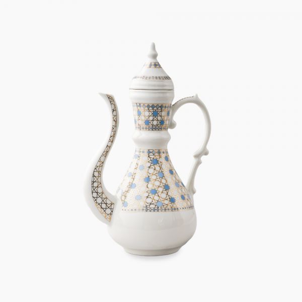 Rosa / Porcelain ( Arabesque Coffee Pot + Lid 1.4 Liter )