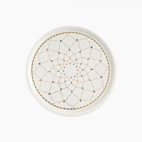 Rosa / Porcelain ( Zina Round Serving Plate 33 cm )