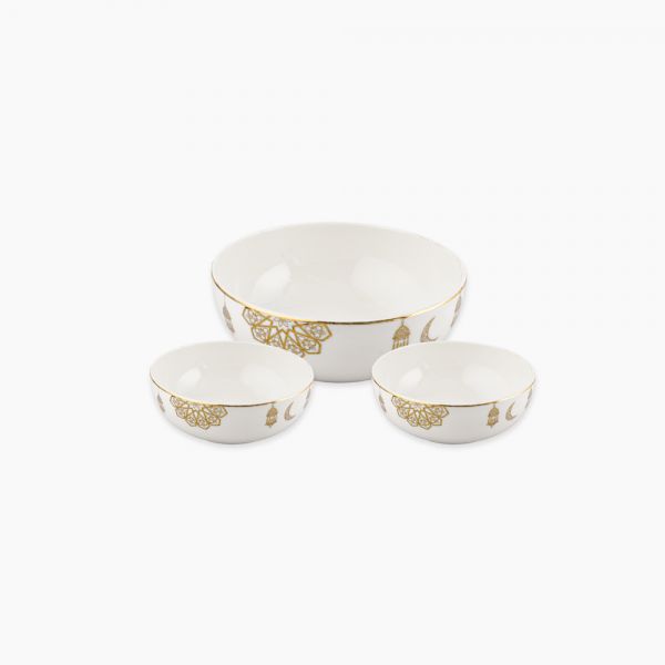 Rosa / Porcelain ( Golden Decorations Coup Khoshaf Set 7 PCS )