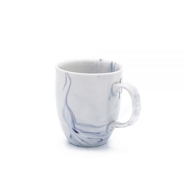 Rosa / Porcelain ( Bayern Marble Blue Mug )