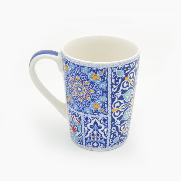 Rosa / Porcelain ( US Khayameya Blue Mug 400 ml )