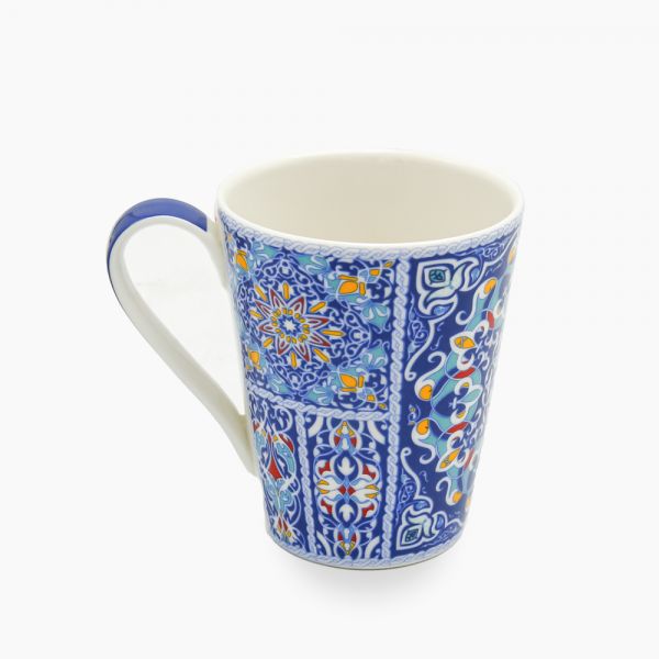 Rosa / Porcelain ( Shiffel Khayameya Blue Mug 225 ml )