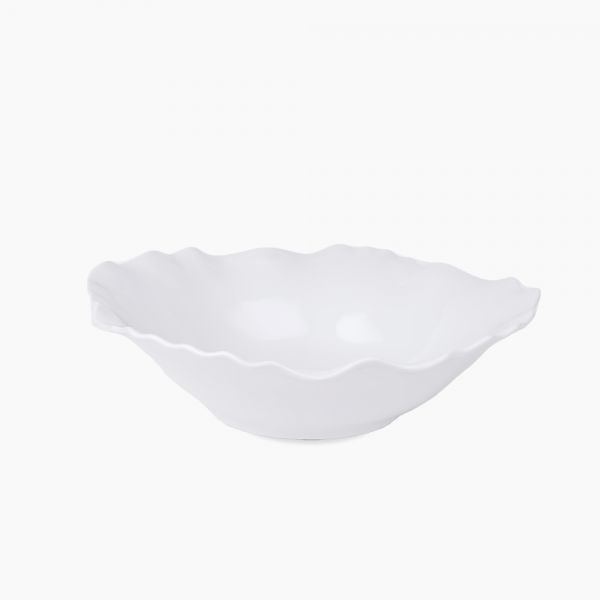 Rosa / Porcelain ( White Pearl Large Bowl 40 cm )