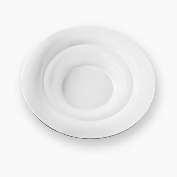 Rosa / Porcelain ( White pasta dish 35 cm )