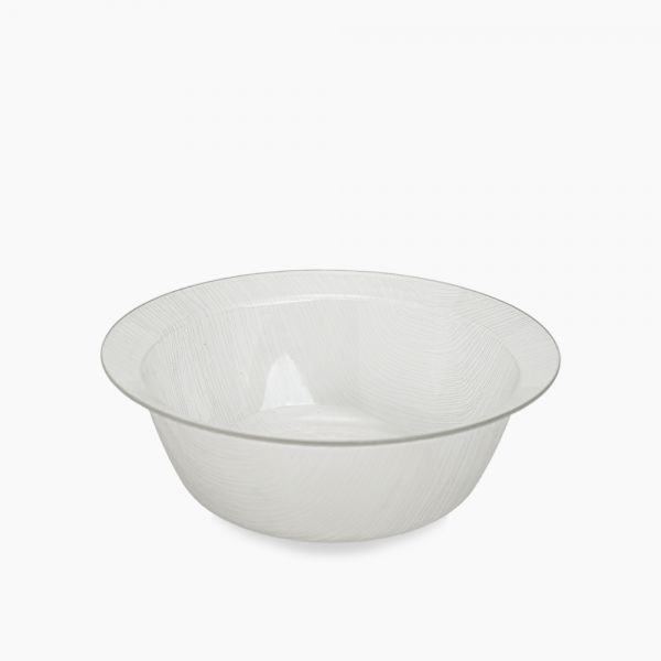 Zinnia / Plastic ( Small solitaire bowl 28 CM )Transparent