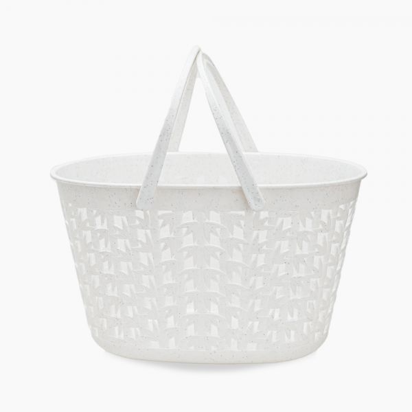 Zinnia / Plastic ( Accessory Bag 30 X 18 CM )White