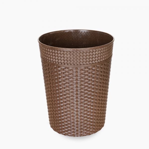 Zinnia / Plastic ( Trash basket 30 x 23 cm )Brown