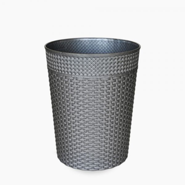 Zinnia / Plastic ( Trash basket 30 x 23 cm )Grey