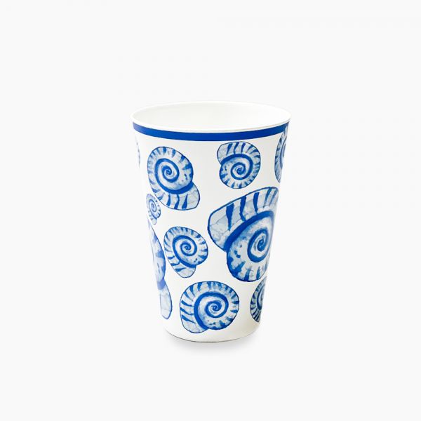 ZINNIA / Plastic ( Blue Shell Cup 400 ml )Multicolor