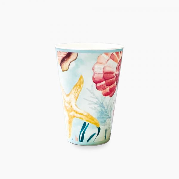 ZINNIA / Plastic ( sea shell Cup 400 ml )Multicolor
