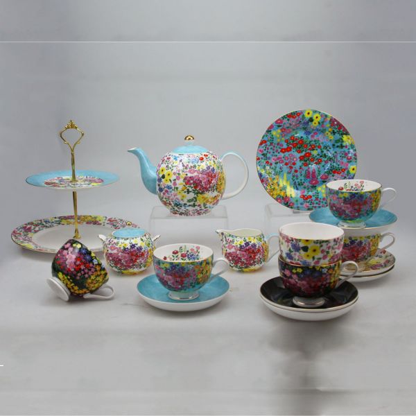 Rosa Porcelain ( Fine Bone China Tea Set 24 Pieces )