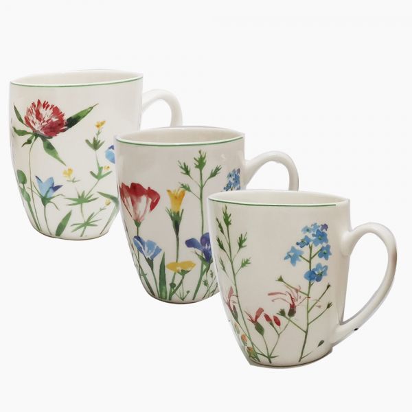 Porcelain ( Set of 6 mugs 350 ml ) E