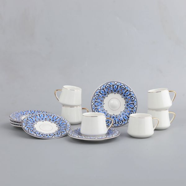 Porcelain ( Set of 6 coffee cup & saucer )B