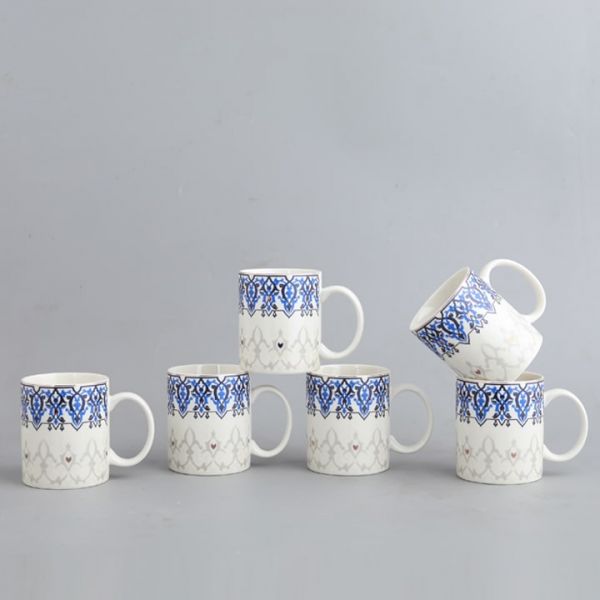 Porcelain ( Set of 6 mugs )2232MUG