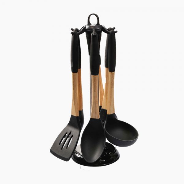 Neoflam-Plastic-(6Pcs Kitchen Tools with holder)