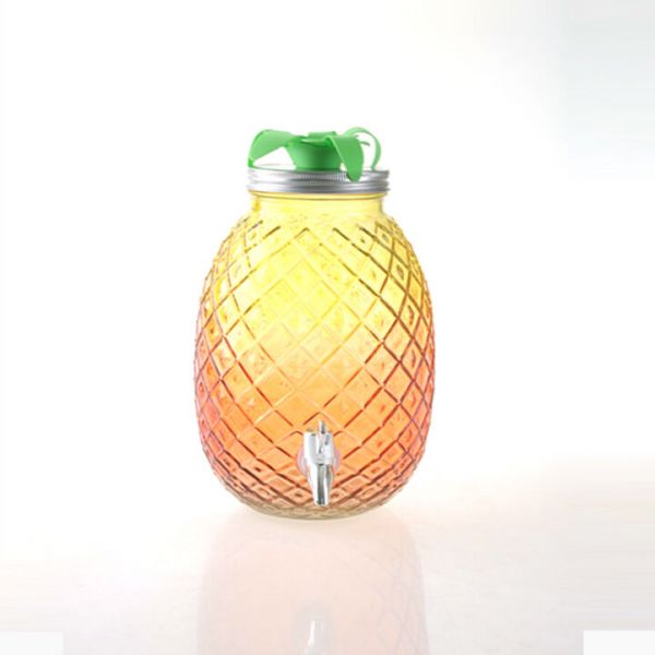 Pineapple Juice Dispenser Colored 4.5 L