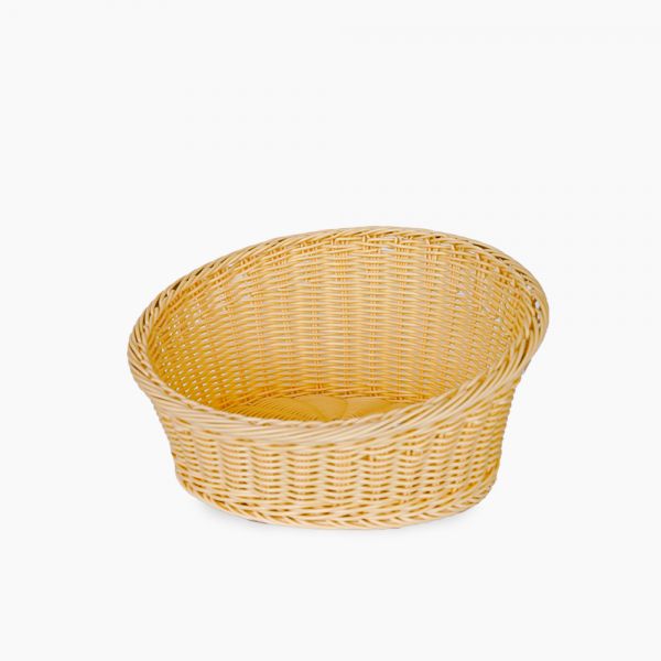 Sunnex / Plastic Rattan ( Round bread basket 36 cm )