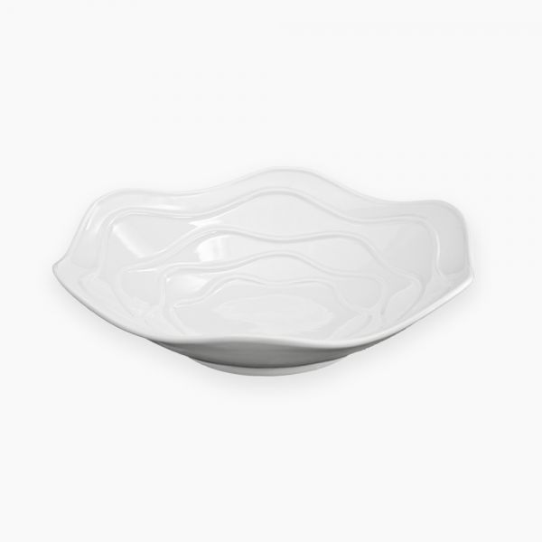 Rosa - Porcelain -( Wave bowl 33 cm )