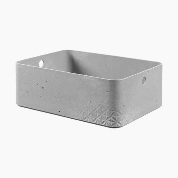 Beton M Storage box 6.5 L grey