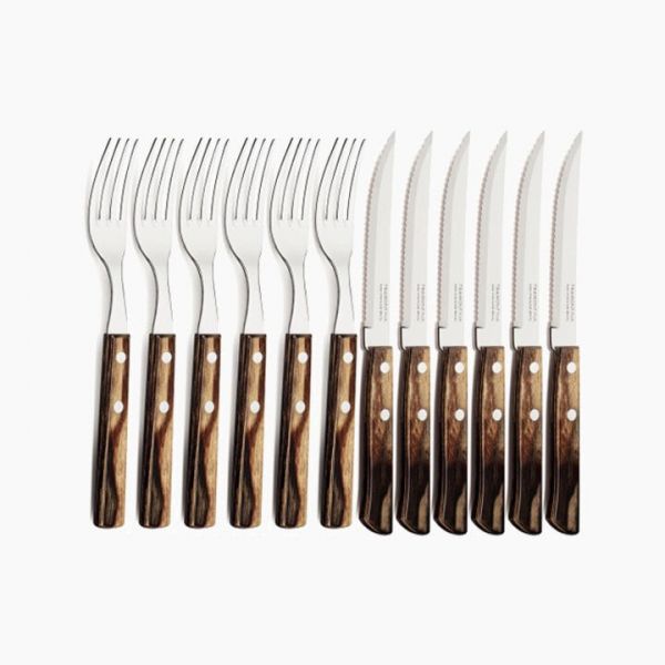 Tramontina Stainless Steel POLYWOOD 12 PC. BARBECUE SET  G