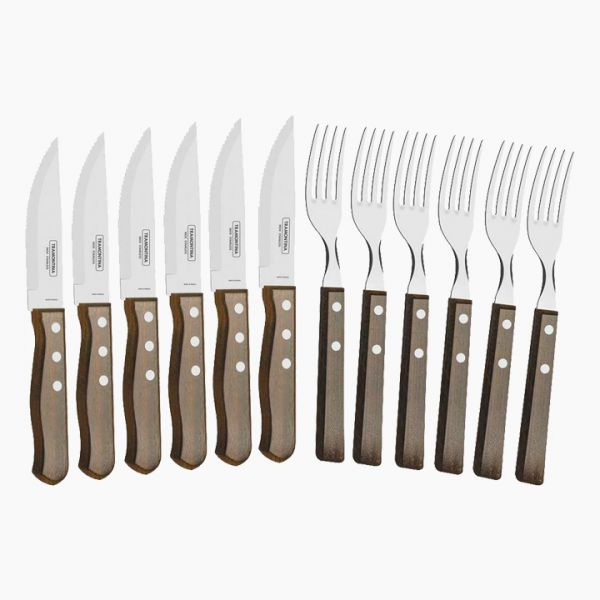12 Piece Jumbo Steak Knife Cutlery Set