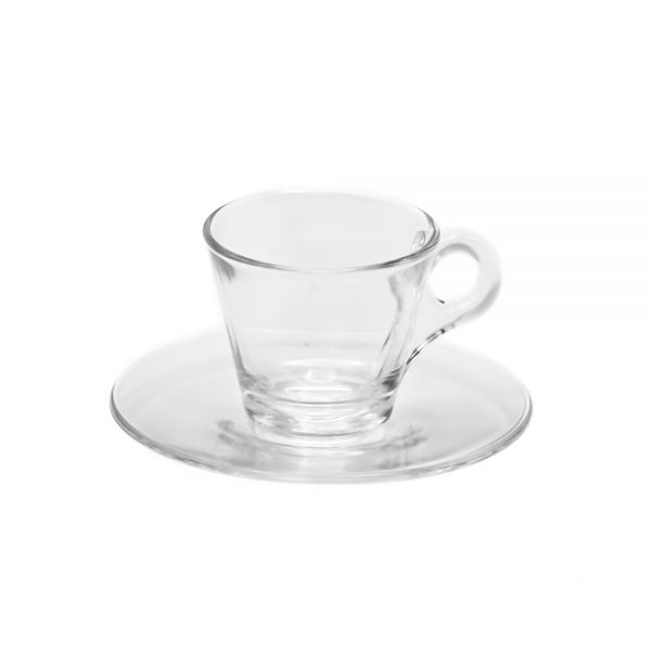 Cerve/Glass (  Nadia set of 6 Coffee cup 80 ml & 6 Saucers )