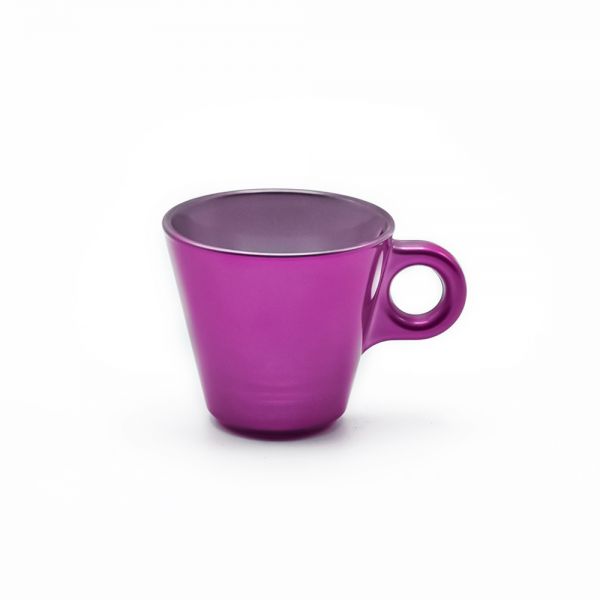 Cerve/Glass (  Metal Purple set of 6 Coffee cup 80 ml )