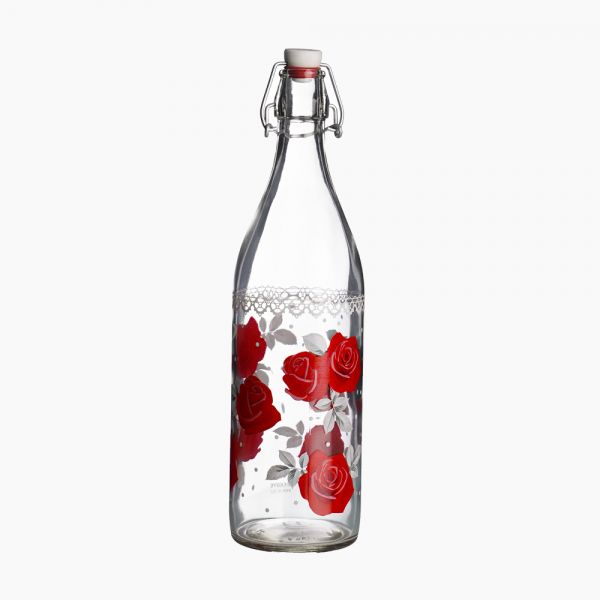 Cerve / Glass ( Darling Rose Bottel 1 Liter )