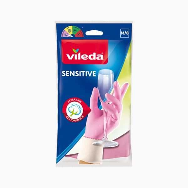 VILEDA / Silicone ( Glove Sensitive M Int CE )