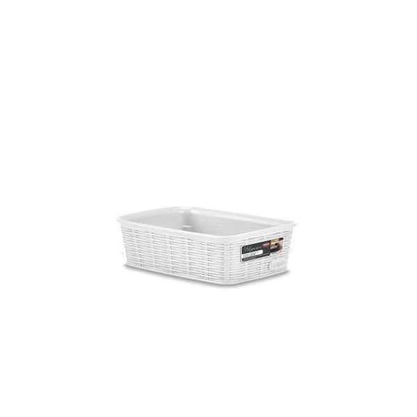 STEFANPLAST / Plastic ( Elegance basket S )White