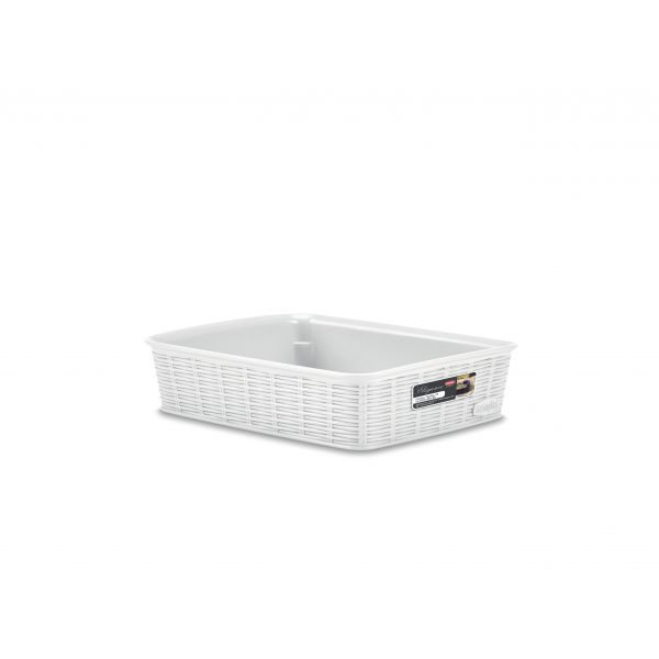 STEFANPLAST / Plastic ( Elegance basket M )White