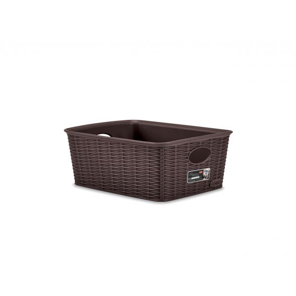 STEFANPLAST / Plastic ( Elegance basket M high )Brown