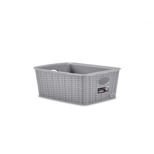 STEFANPLAST / Plastic ( Elegance basket M high )Grey F