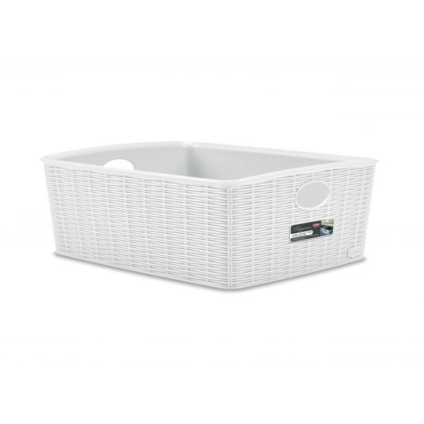 STEFANPLAST / Plastic ( Elegance basket L high )White