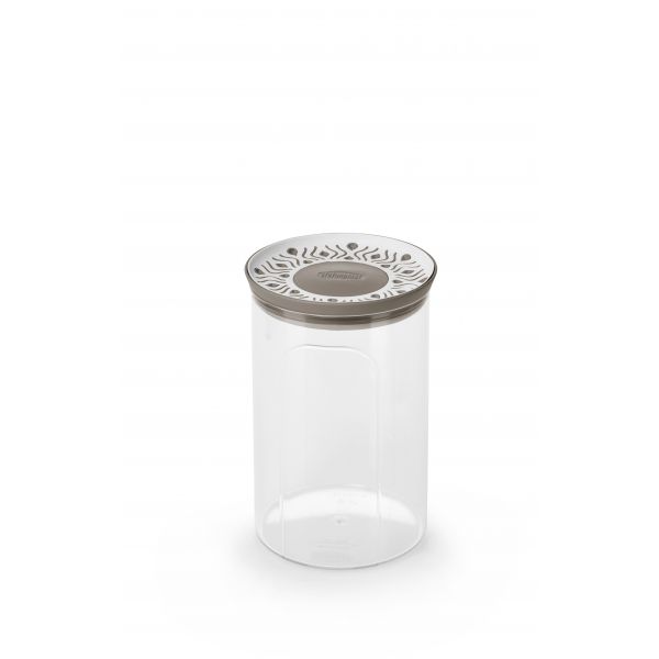STEFANPLAST / Plastic ( Tosca round jar 1.2 Liter )Transparent C