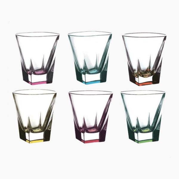 Fusion Set of 6 Med. Tumblers 270 ml Colored