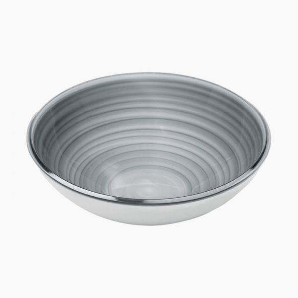 Guzzini-Acrylic-(Twist Bowl Grey Large)