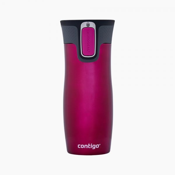  CONTIGO / Stainless Steel ( West Loop Raspberry Travel Mug 470 ml )