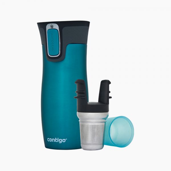  CONTIGO / Stainless Steel ( West Loop Biscay Bay Travel Mug 470 ml )