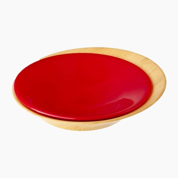 Ofuro soap dish red