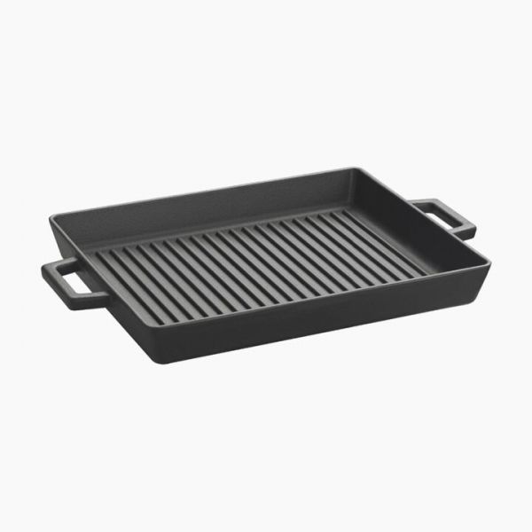 Griddle/Grill, integral metal handles 26x32 cm.