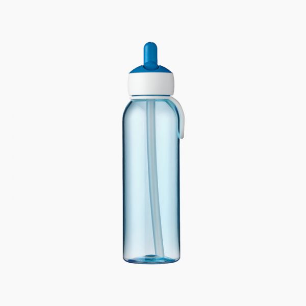 MEPAL / Plastic ( Campus pop-up Water bottle + straw 500 ml )|Blue