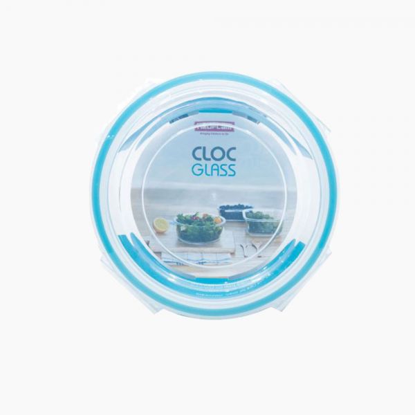 Fresh Lock Round Glass Food Container 950 ml