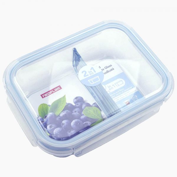  Rectangular Glass Food Container 950 ml