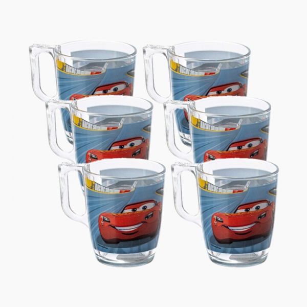 Cars 250 ml Mug Set, 6 Pieces