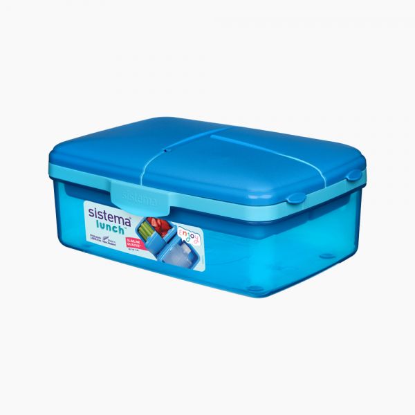 Quaddie Coloured lunch box 1.5 Liter