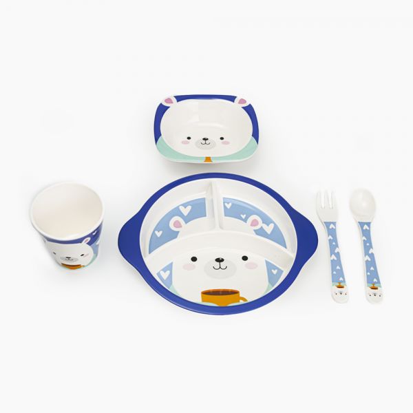 Moments / Melamine ( BUNNY 5 Pcs Kids Set )