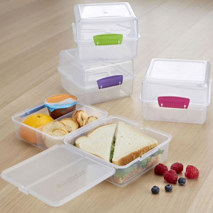 Sistema Lunch Cube, Assorted Colors, 1.4 Liter